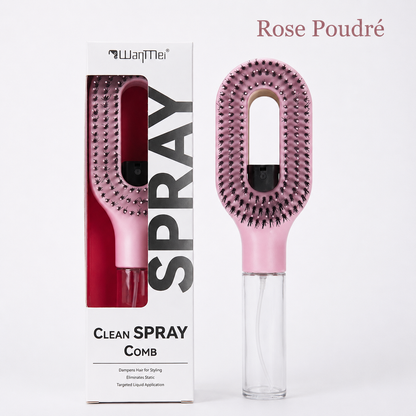 Brosse Démêlante Spray 2-en-1 pour des cheveux lisses et brillants en 2 Minutes