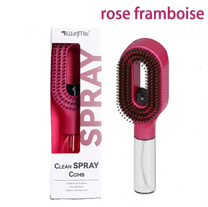 Brosse Démêlante Spray 2-en-1 pour des cheveux lisses et brillants en 2 Minutes